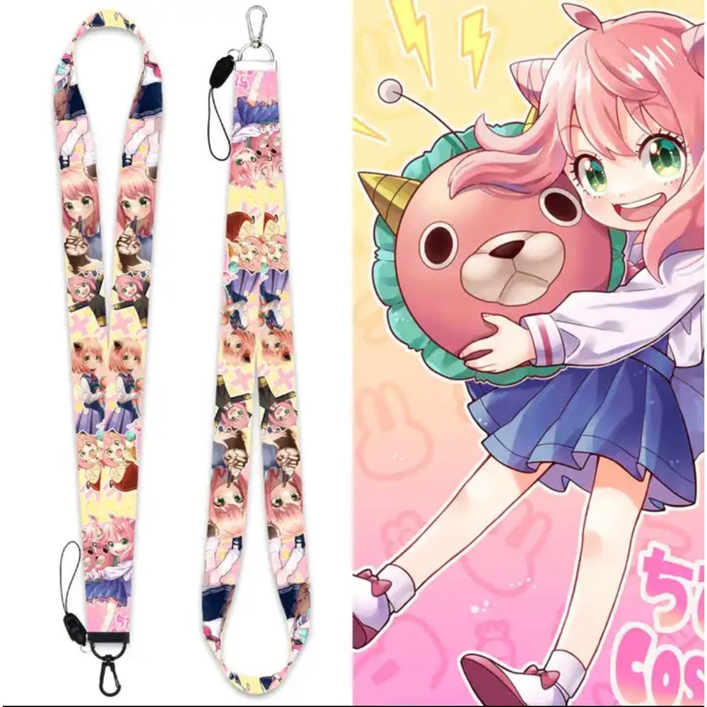 Spy X Family Anime Lanyard Keychain